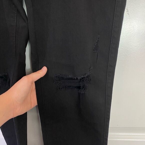 Torrid Black Sky High Skinny Premium Stretch High-Rise Jean Distressed N… - Picture 12 of 15